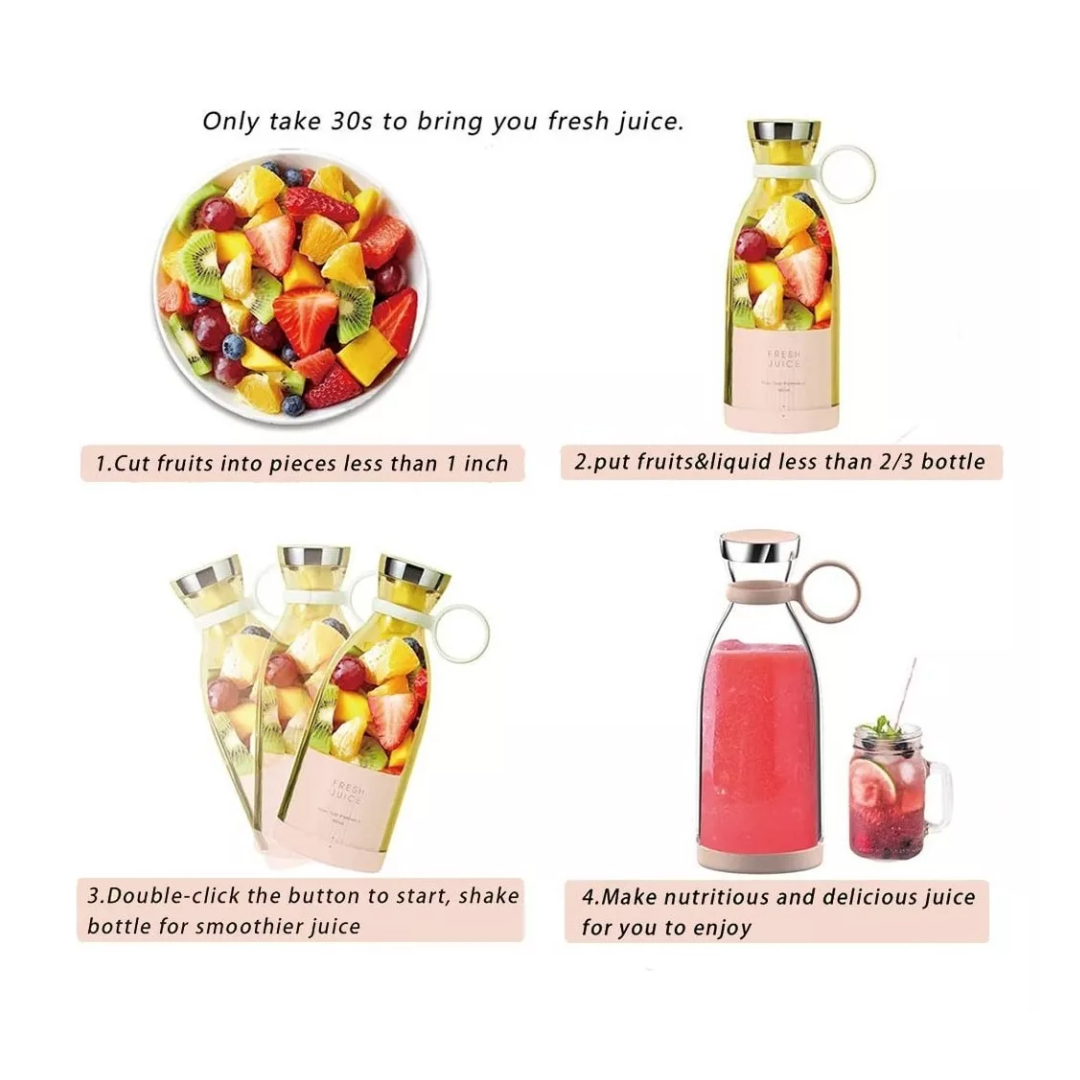 Licuadora Portatil Fresh Juice Mini Licu